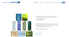 Desktop Screenshot of knihy.madalbal.cz